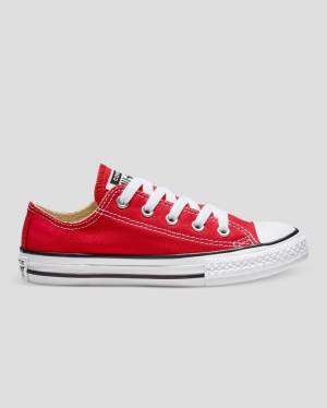 Kids' Converse Chuck Taylor All Star Low Tops Shoes Red | CV-375XAC