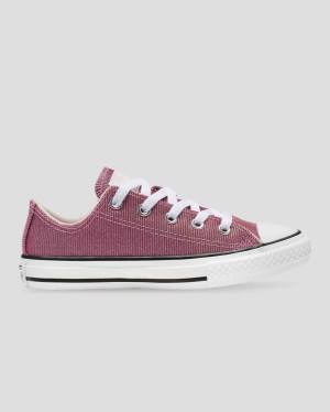 Kids' Converse Chuck Taylor All Star Space Racer Low Tops Shoes Rose | CV-071NST