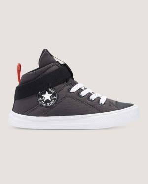 Kids' Converse Chuck Taylor All Star Superplay Knit Laced High Tops Shoes Grey | CV-207NTQ