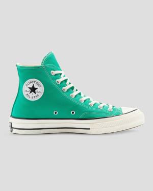 Men's Converse Chuck 70 Seasonal Colour High Tops Shoes Green | CV-153COL