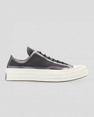 Men's Converse Chuck 70 Tape Seam Low Tops Shoes Black | CV-431NJS