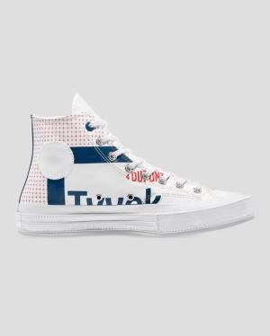 Men's Converse Chuck 70 Tyvek High Tops Shoes White | CV-125CIX