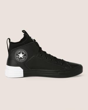 Men's Converse Chuck Taylor All Star Ultra High Tops Shoes Black | CV-268MUA