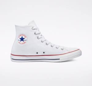 Men's Converse Chuck Taylor All Star White High Tops Shoes White | CV-305DLS