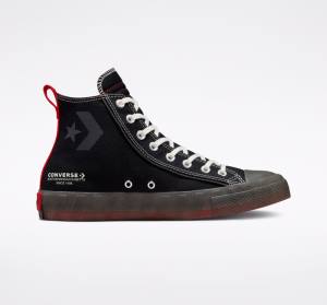 Men's Converse UNT1TL3D High Tops Shoes Black | CV-497YVD