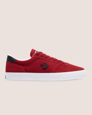 Women's Converse Boulevard Suede Low Tops Shoes Red | CV-741MEO