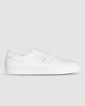 Women's Converse CONS Louie Lopez Pro Leather Low Tops Shoes White | CV-809BYA