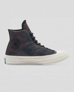 Women's Converse Chuck 70 Summer Fest Ripstop High Tops Shoes Black | CV-284UIE