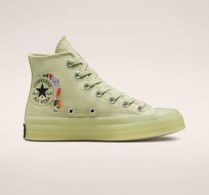 Women's Converse Chuck 70 We Are Stronger Together High Tops Shoes Olive / Black | CV-976JUP