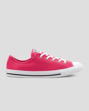 Women's Converse Chuck Taylor All Star Dainty Low Tops Shoes Pink | CV-026BGX