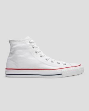 Women's Converse Chuck Taylor All Star Pro Canvas High Tops Shoes White | CV-153YPD