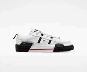 Women's Converse Ibn Jasper One Star Low Tops Shoes White / Black / White | CV-321KJN