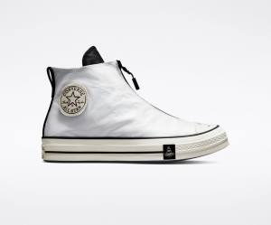 Women's Converse Joshua Vides Chuck 70 High Tops Shoes White / Black | CV-637NXL