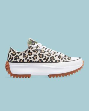 Women's Converse Run Star Hike Wild Archive Low Tops Shoes Leopard | CV-658DXP