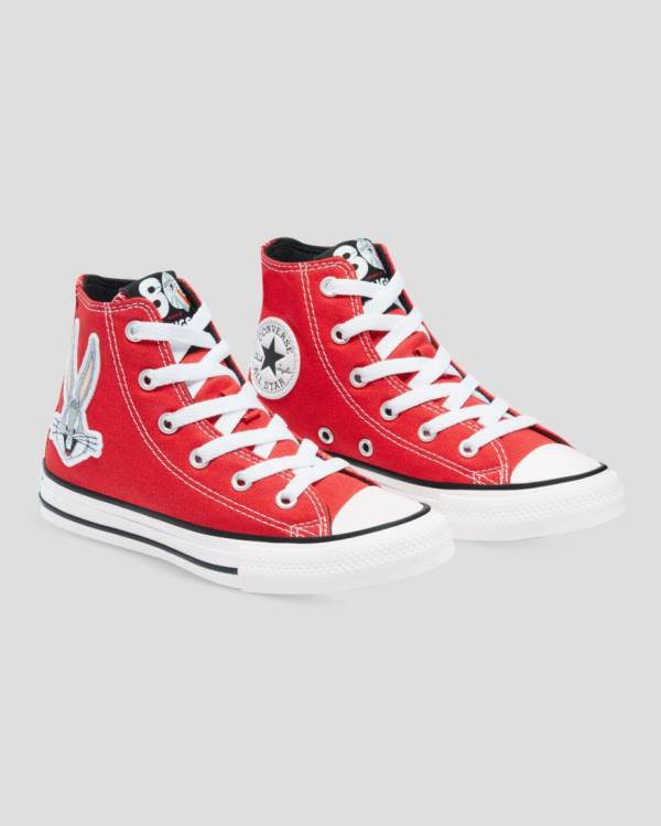 Kids' Converse Bugs Bunny Chuck Taylor All Star High Tops Shoes Red | CV-381GBI