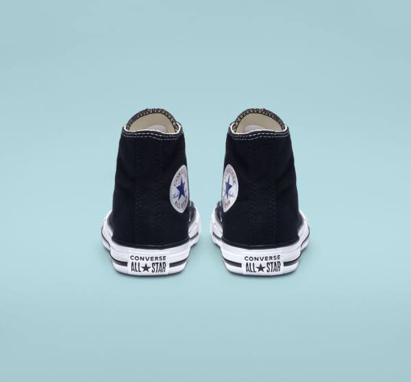 Kids' Converse Chuck Taylor All Star Classic High Tops Shoes Black | CV-265TDY