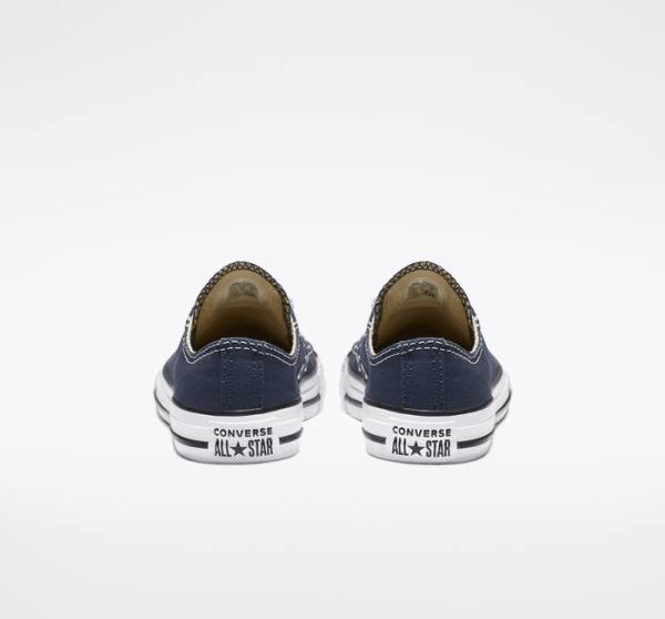 Kids' Converse Chuck Taylor All Star Classic Low Tops Shoes Navy | CV-609UOJ