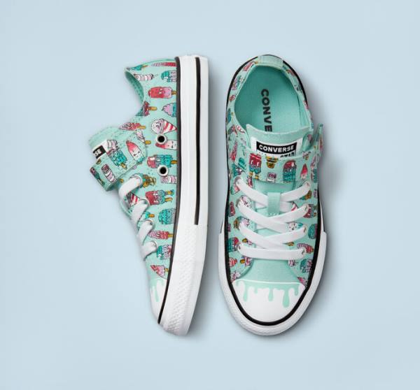 Kids' Converse Chuck Taylor All Star Easy-On Sweet Scoops Low Tops Shoes Pink | CV-297SNE