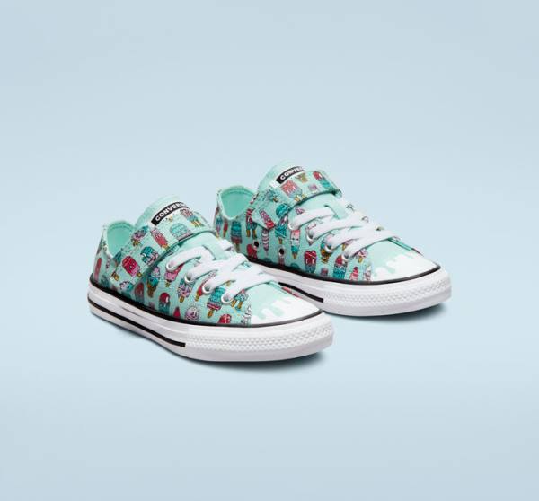 Kids' Converse Chuck Taylor All Star Easy-On Sweet Scoops Low Tops Shoes Pink | CV-297SNE