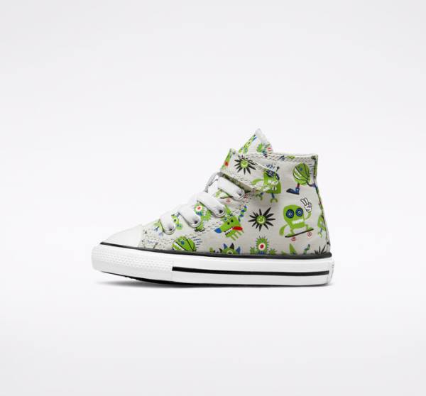 Kids' Converse Chuck Taylor All Star Easy-On Creatures High Tops Shoes Black | CV-439ALK