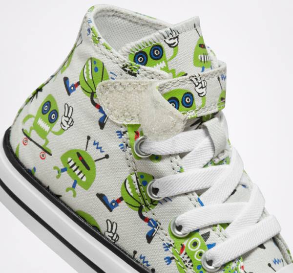 Kids' Converse Chuck Taylor All Star Easy-On Creatures High Tops Shoes Black | CV-439ALK