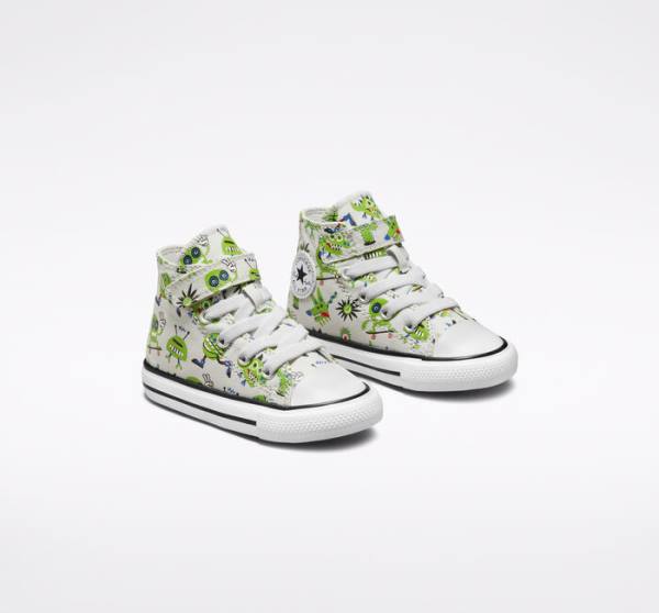 Kids' Converse Chuck Taylor All Star Easy-On Creatures High Tops Shoes Black | CV-439ALK