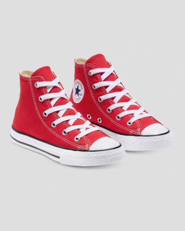 Kids' Converse Chuck Taylor All Star High Tops Shoes Red | CV-420BXI