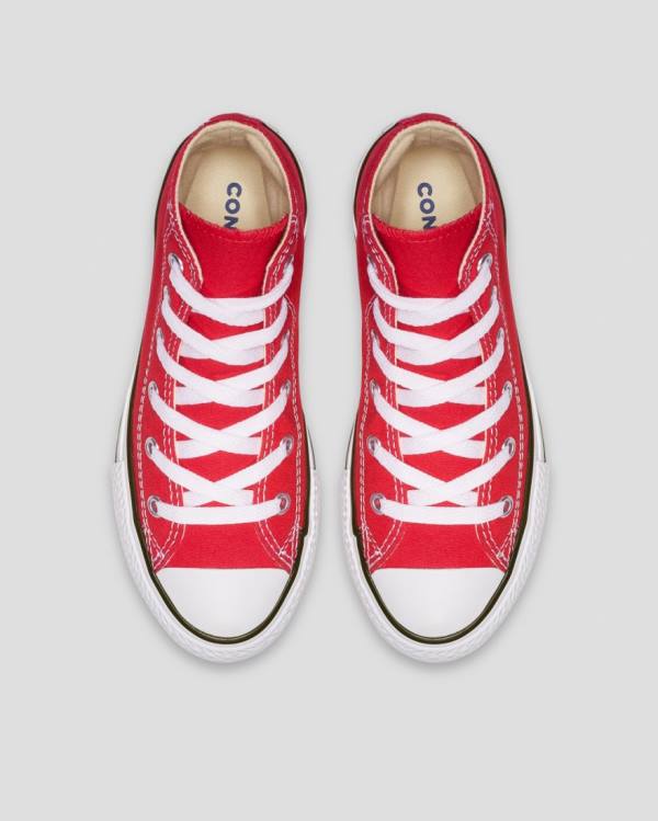 Kids' Converse Chuck Taylor All Star High Tops Shoes Red | CV-420BXI