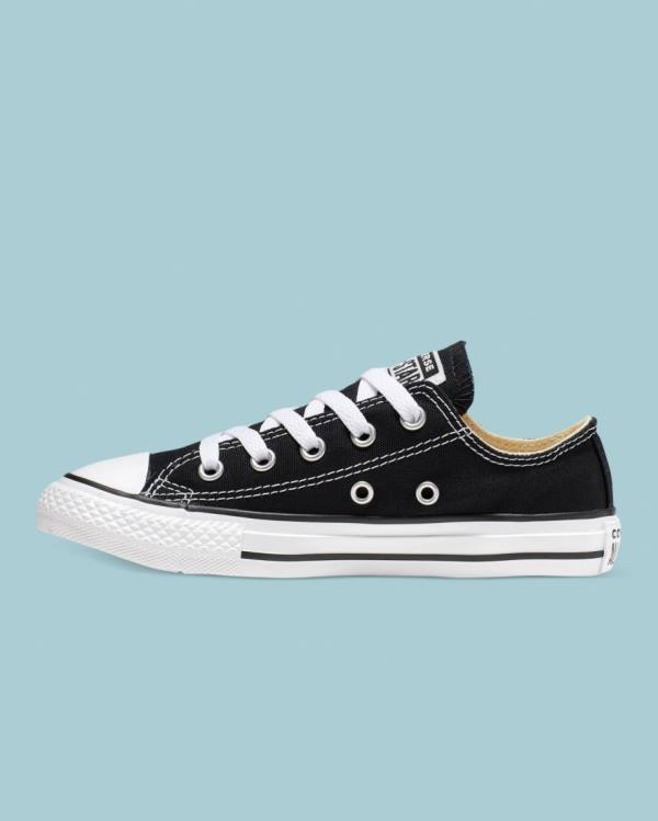 Kids' Converse Chuck Taylor All Star Low Tops Shoes Black | CV-124NBV