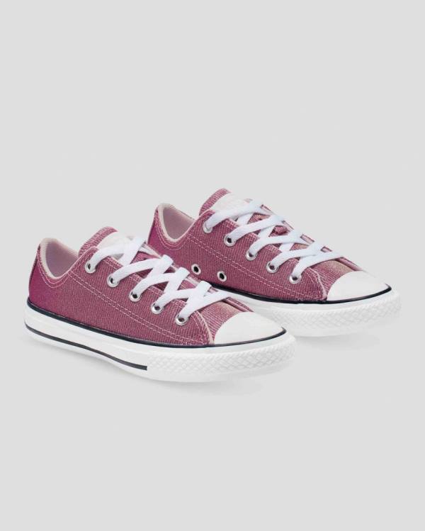 Kids' Converse Chuck Taylor All Star Space Racer Low Tops Shoes Rose | CV-071NST