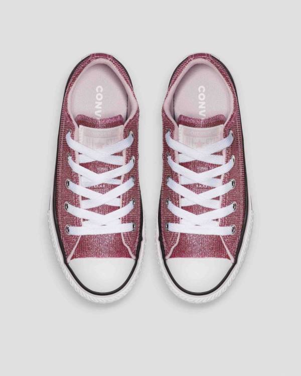 Kids' Converse Chuck Taylor All Star Space Racer Low Tops Shoes Rose | CV-071NST