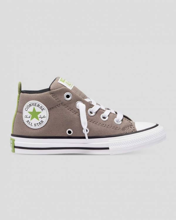 Kids\' Converse Chuck Taylor All Star Street High Tops Shoes Brown | CV-057ZGJ