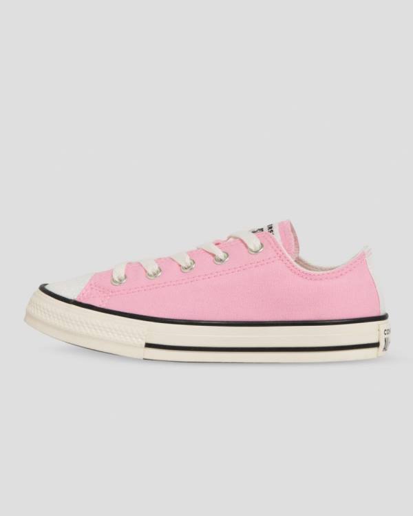 Kids' Converse Chuck Taylor All Star UV Glitter Low Tops Shoes Pink | CV-963SVO