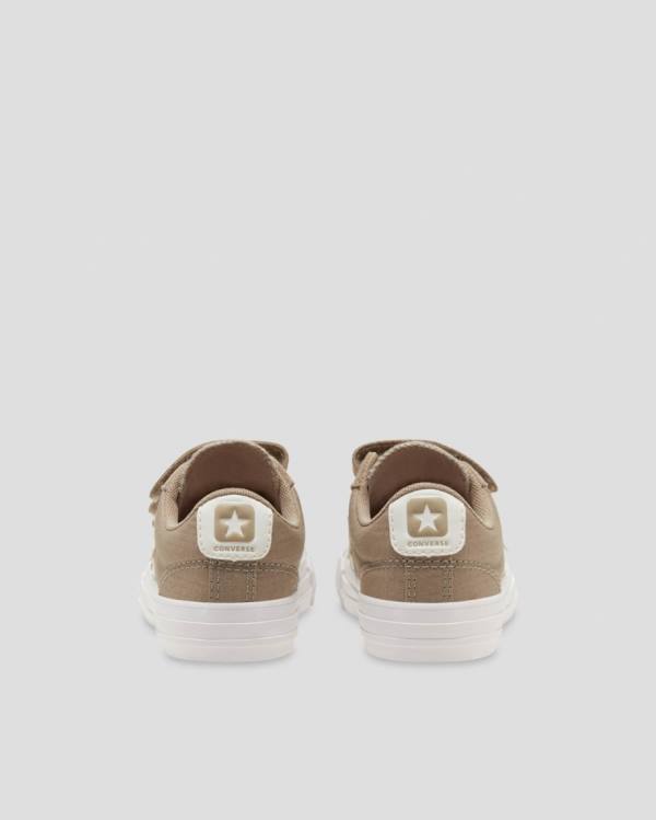 Kids' Converse Star Player 3V Low Tops Shoes Khaki | CV-172ZIM