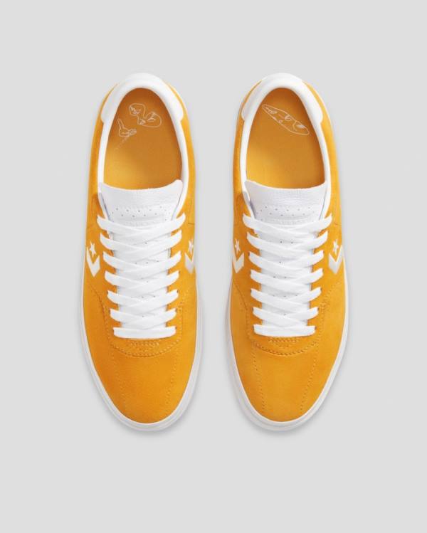 Men's Converse CONS Louie Lopez Pro Designed By Alexis Low Tops Shoes Orange | CV-639LPV