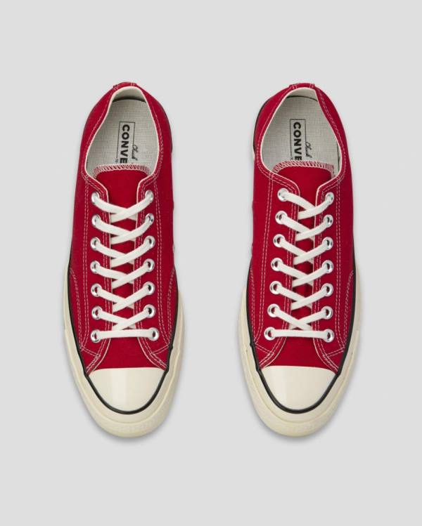 Men's Converse Chuck 70 Always On Low Tops Shoes Red | CV-396DRE