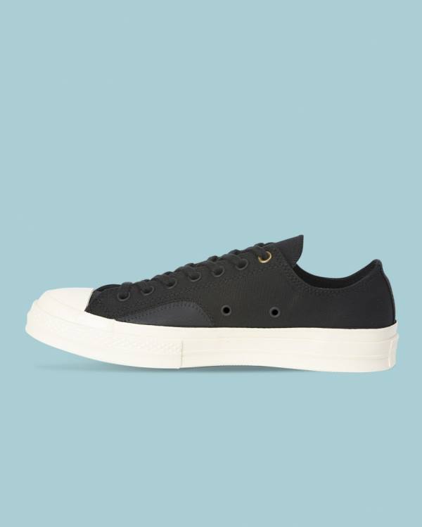 Men's Converse Chuck 70 Clean N Preme Low Tops Shoes Black | CV-591DSP