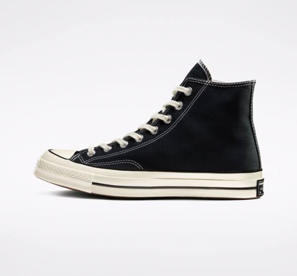 Men's Converse Chuck 70 High Tops Shoes Black | CV-042MUI