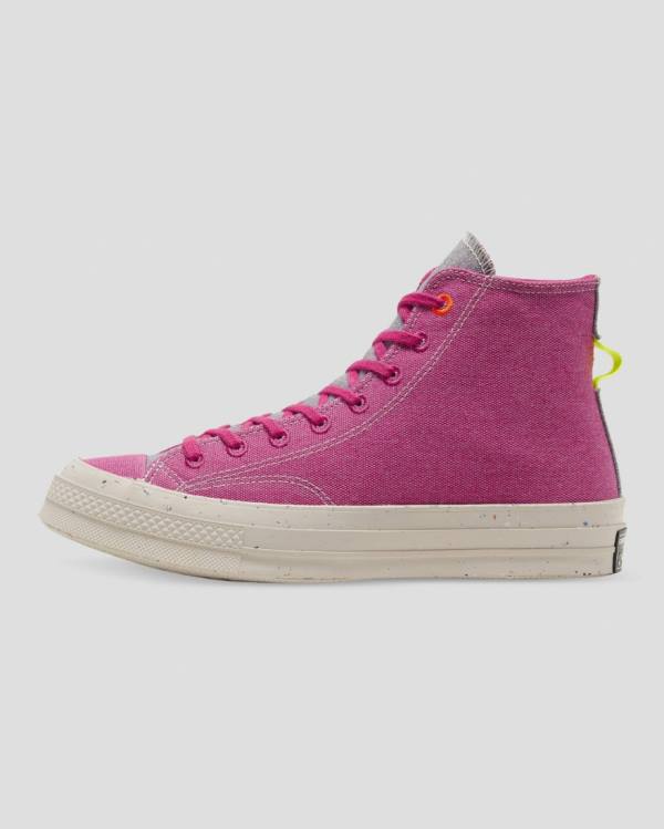 Men's Converse Chuck 70 Renew Regrind Foxing High Tops Shoes Rose | CV-384XGO