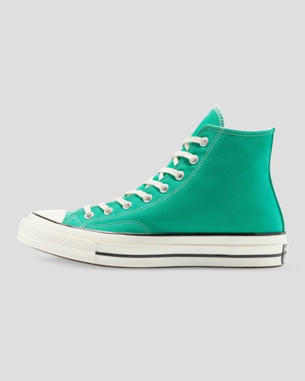 Men's Converse Chuck 70 Seasonal Colour High Tops Shoes Green | CV-153COL