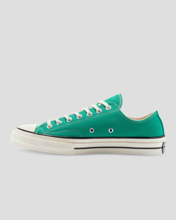 Men's Converse Chuck 70 Seasonal Colour Low Tops Shoes Green | CV-357ZXG