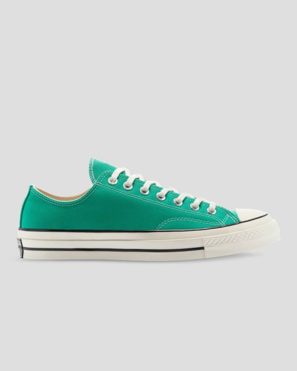 Men\'s Converse Chuck 70 Seasonal Colour Low Tops Shoes Green | CV-357ZXG