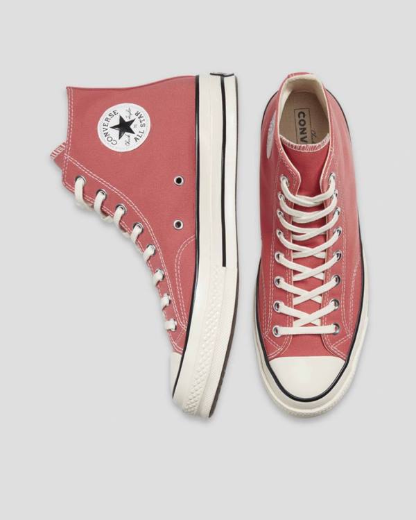 Men's Converse Chuck 70 Seasonal High Tops Shoes Pink | CV-870BJG