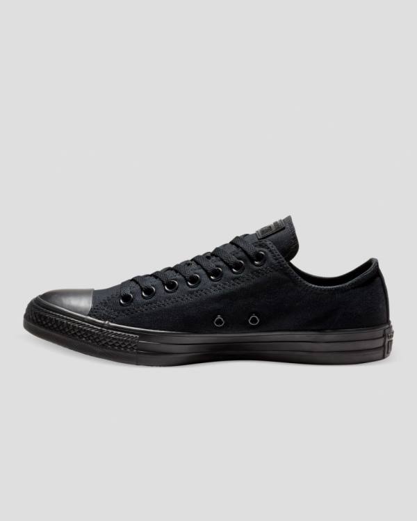 Men's Converse Chuck Taylor All Star Classic Low Tops Shoes Black | CV-632CVR