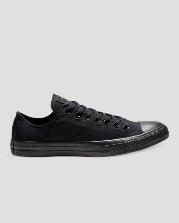 Men\'s Converse Chuck Taylor All Star Classic Low Tops Shoes Black | CV-632CVR