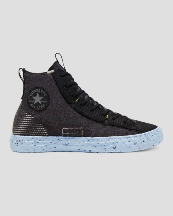 Men\'s Converse Chuck Taylor All Star Crater High Tops Shoes Black | CV-427ZHY