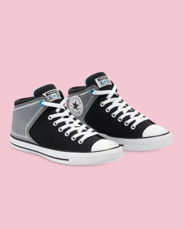 Men's Converse Chuck Taylor All Star High Street High Tops Shoes Black | CV-431JCR