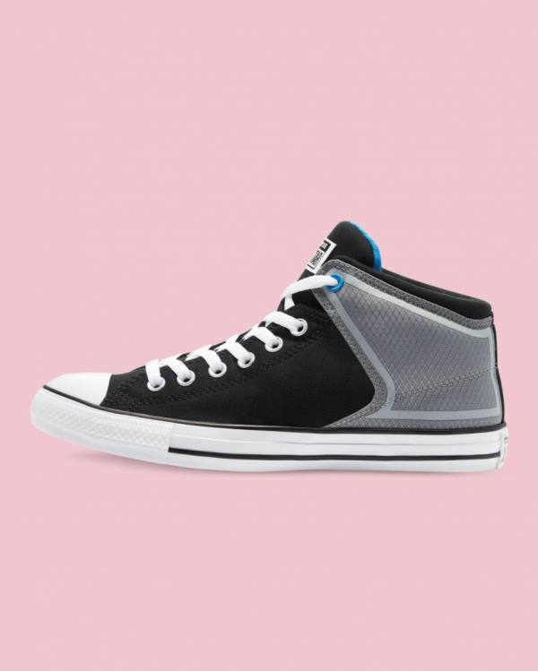 Men's Converse Chuck Taylor All Star High Street High Tops Shoes Black | CV-431JCR