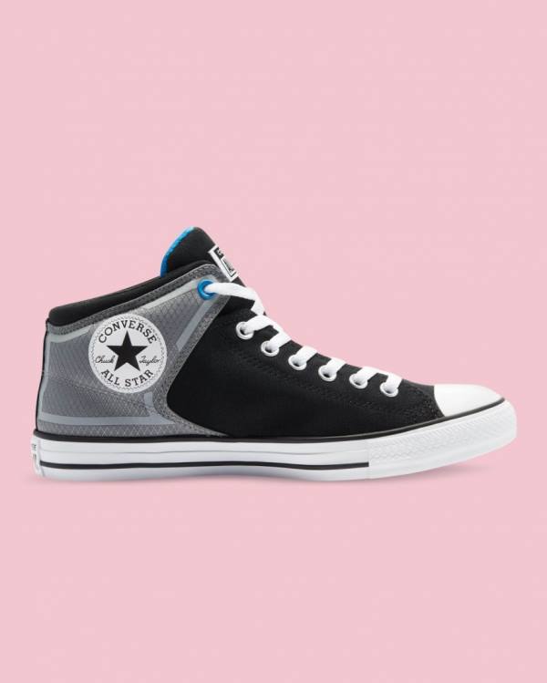 Men\'s Converse Chuck Taylor All Star High Street High Tops Shoes Black | CV-431JCR