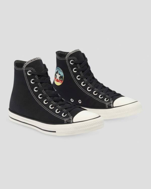 Men's Converse Chuck Taylor All Star National Parks Patch High Tops Shoes Black | CV-730UNW